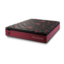 Colchão c/ Molas Ensacadas Toronto King 193x203x28 Vermelho Colchão c/ Molas Ensacadas Toronto King 193x203x28 Vermelho