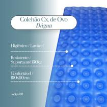 Colchão Caixa De Ovo Fechado D' Água Sem Cabeceira