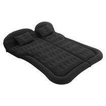 Colchão Cama Aveludada Inflável para Viagem Suv Carro com Bomba Elétrica 12v Vg Plus