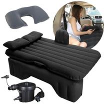 Colchão Cama Inflável para Carro com Bomba Elétrica e Almofada de Pescoço Vg Plus