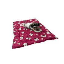 Colchão Caminha Pet Charlotte Fundo Impermeável 1,00 x 0,70 Grande Confortável Cor Pink Anti Friagem Colchão Caminha Pet Charlotte Fundo Impermeável 1,00 x 0,70 Grande Confortável Cor Pink Anti Friagem