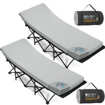 Colchão Camping Cot CYMULA 190x76x5 cm, almofada viscoelástica
