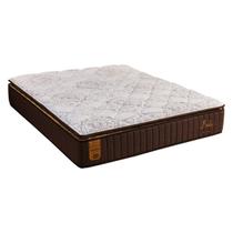 Colchão Casal 138x188x26 Prorelax Bali Molas Ensacadas Pillow Top Turn Free - Marrom