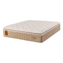 Colchão Casal 138x188x30 Safira Prorelax Molas Ensacadas Pillow Top Viscoelástico - Areia