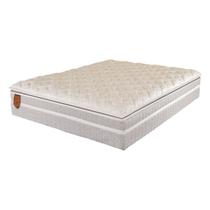 Colchão Casal 138x188x36 Prorelax Látex Soft Gel Molas Ensacadas Euro Pillow + Pillow Top Látex - Marrom Claro Colchão Casal 138x188x36 Prorelax Látex Soft Gel Molas Ensacadas Euro Pillow + Pillow Top Látex - Marrom Claro
