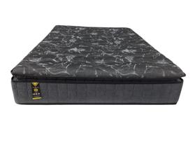 Colchão Casal Amsterdã Molas Ensacadas com Espuma D33 1,38x1,88x0,30 Preto