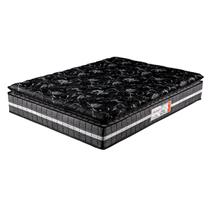 Colchão Casal Amsterdã Molas Ensacadas com Espuma D33 1,38x1,88x0,30 Preto