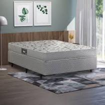 colchao casal black D45 20 cm altura+ box casal sued cinza