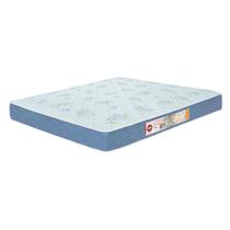 Colchão Casal Box Espuma D45 Sleep Max 138x188x18 Azul Castor