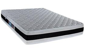 Colchão Casal Castor de Espuma Dupla Face D45 Black e White 138x188x27cm Colchão Casal Castor de Espuma Dupla Face D45 Black e White 138x188x27cm