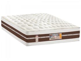 Colchão Casal Castor Silver Star Air Double Face Pocket Hibrido 138x188x34 Marrom
