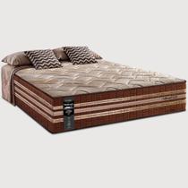 Colchão Casal com Espuma Látex 138x188x38 Robust Gel 220 Caramelo Cama inBox