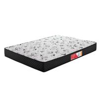 Colchão Casal Cristal Basic Mola Bonnel (20x138x188) Preto e Branco