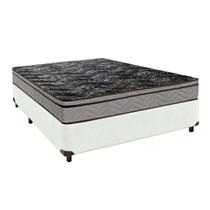 Colchão Casal D28 + Box Branco - Conforto Colchão Casal D28 + Box Branco - Conforto