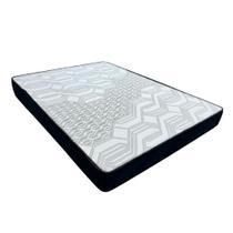 Colchão Casal D33 138x188x17 Tecido Soft Bordado Lateral em Suede 100% Espuma Confortável Desconto L