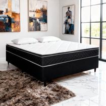 Colchão Casal D33 Paraiso + Base 138x188x60 Bom Pastor