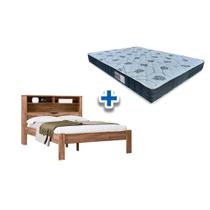 Colchão Casal D45 Cecina + Cama Invicta Atacama - Santos Andirá