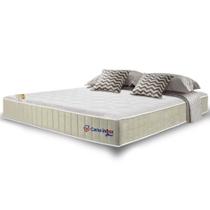 Colchão Casal de Molas Ensacadas com Espuma Viscoelástico Cama inBox Cloud Bege 138x188x28