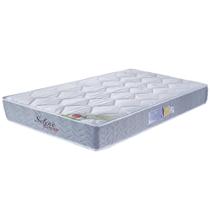 Colchão Casal de Molas Orthocrin Selene 138x188x24 Alto Suporte Tecido Malha Antiácaro Conforto Intermediário Espuma Certificada