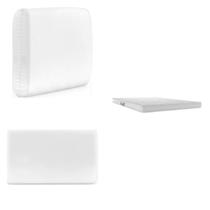 Colchão Casal Espuma 138x188x20cm BD Frontier com 2 Travesseiros de Espuma Ecosoft