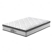 Colchão Casal Espuma AD Resistence Premium Probel 28cm Branco/Preto Branco Colchão Casal Espuma AD Resistence Premium Probel 28cm Branco/Preto Branco