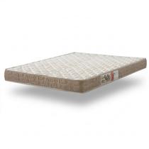 Colchão Casal Espuma D20 138 x 188 x 14 Bege Marrom Celiflex