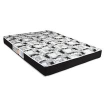 Colchão Casal Espuma D23 Roland Garros Black Bordado (138x188x14) - Luckspuma Colchão Casal Espuma D23 Roland Garros Black Bordado (138x188x14) - Luckspuma