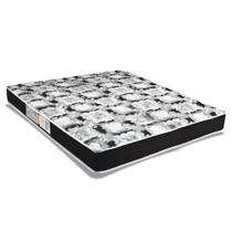 Colchão Casal Espuma D23 Roland Garros Pró Black (138x188x12) - Luckspuma Colchão Casal Espuma D23 Roland Garros Pró Black (138x188x12) - Luckspuma
