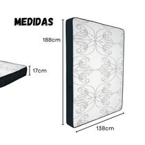 Colchão Casal Espuma D33 14cm Alta Qualidade 138x188 Sono Revigorante Colchão Casal Espuma D33 14cm Alta Qualidade 138x188 Sono Revigorante