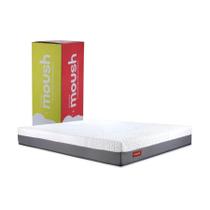 Colchão Casal Espuma D33 Orthocrin Moush Viscoelástica Látex Orthocrin 138x188x25 Malha Belga Conforto Intermediário