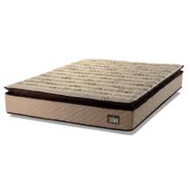 Colchão Casal Espuma D33 Pillow Top Van Gogh Marrom Hellen - Suporta até 120kg por Pessoa