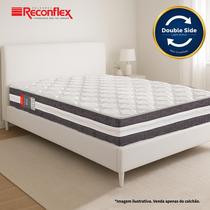COLCHÃO CASAL ESPUMA D33 RECONFLEX MAX SAÚDE PREMIUM SELADO TECIDO MALHA 188x138x20 COLCHÃO CASAL ESPUMA D33 RECONFLEX MAX SAÚDE PREMIUM SELADO TECIDO MALHA 188x138x20