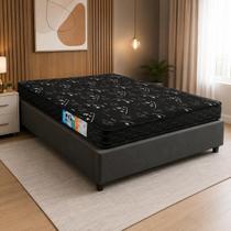 Colchão Casal Familia Confortável 188x138 D23 Macio - Black Colchão Casal Familia Confortável 188x138 D23 Macio - Black