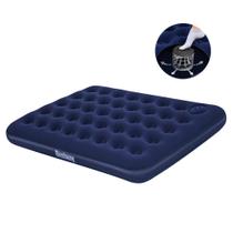 Colchão Casal Inflável Azul com bomba - Bestway
