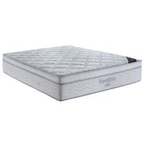Colchão Casal King Freedom Molas Ensacadas Pillow 193x203x32cm - Ortobom Colchão Casal King Freedom Molas Ensacadas Pillow 193x203x32cm - Ortobom