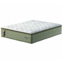 Colchão Casal King Molas Guarda Costas Max Com Pillow 193x203x40cm Bege/Branco Probel