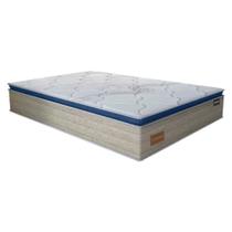 Colchão Casal Molas BlueWave Dortmund 138x188cm Castor