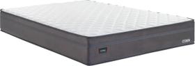 Colchão Casal Molas Bonnel 138x188x26cm Otawa Mannes Cinza/Branco