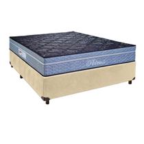 Colchão Casal Molas Ensacadas + Box Perola - Petrus