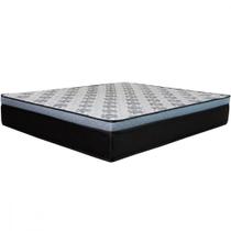 Colchão Casal Molas Ensacadas Florence Master 138x188x32cm Preto Com Cinza