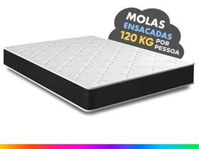 Colchão Casal Molas Ensacadas Pergola Europillow 138x188x23cm
