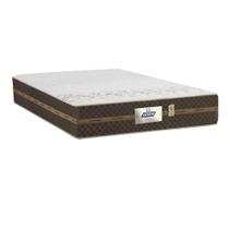 Colchão Casal Molas Marrom 138X188X22Cm Marrom / Branco Colchão Casal Molas Marrom 138X188X22Cm Marrom / Branco