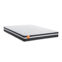 Colchão Casal Molas Qatar 138x188x22cm Branco/Preto Colchão Casal Molas Qatar 138x188x22cm Branco/Preto