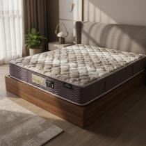 Colchão Casal Orthopedic Plus Sankonfort Espuma 25 Cm Alt Marrom