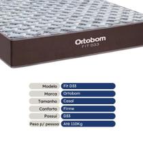 Colchao Casal Ortobom fit D33