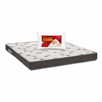 Colchão Casal Ortobom Light Firme D33 138x188x20 2 Travesseiros Antialérgico Brinde