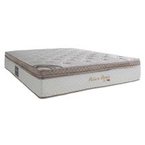 Colchão Casal Pallace Bambu Mola Ensacada (32x138x188) Branco e Bege Colchão Casal Pallace Bambu Mola Ensacada (32x138x188) Branco e Bege