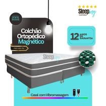 Colchão Casal Premium Com Vibromassagem Ortopédico 188x138x30cm - SLEEPING