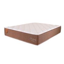 Colchão Casal Pro Quality C Mola Ensacada (32x138x188) Marrom e Bege Colchão Casal Pro Quality C Mola Ensacada (32x138x188) Marrom e Bege