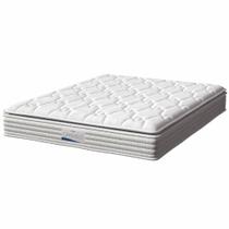 Colchão Casal Queen Molas Ensacadas Granville Com Pillow 158x198x28cm Branco Probel Branco Colchão Casal Queen Molas Ensacadas Granville Com Pillow 158x198x28cm Branco Probel Branco